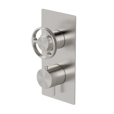  Thermostatic shower mixer with integrated 2-way diverter