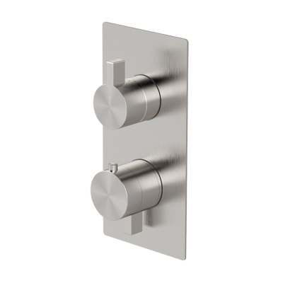  Thermostatic shower mixer with integrated 2-way diverter