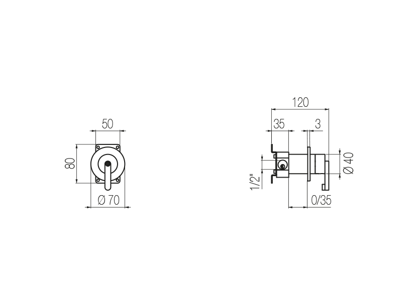  2-way diverter