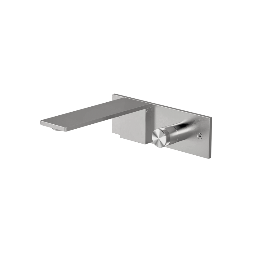 Wall-mounted basin mixer