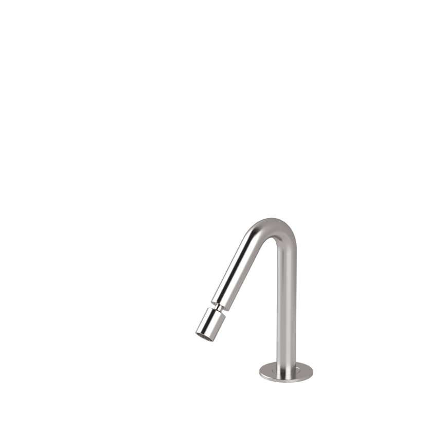 Deck-mounted bidet spout