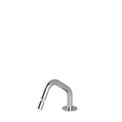 Deck-mounted bidet spout