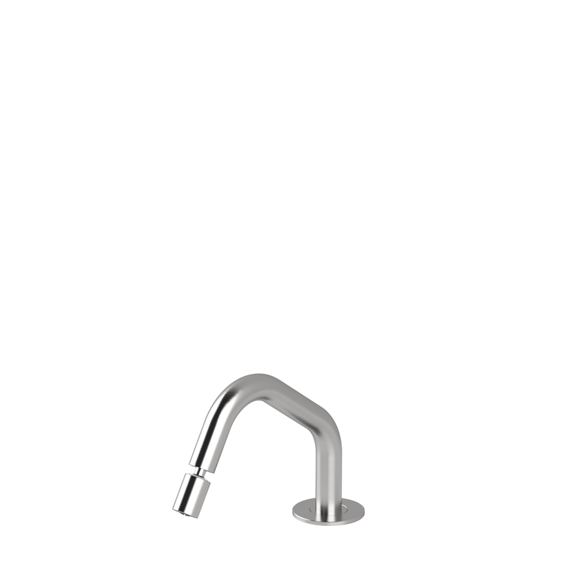 Deck-mounted bidet spout