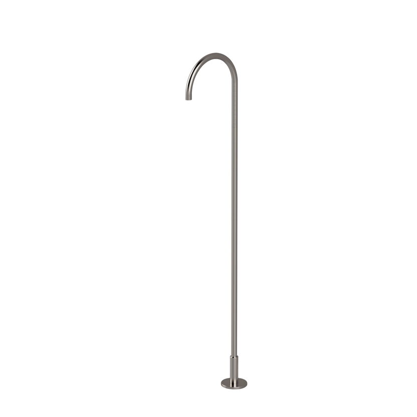 Free-standing basin spout