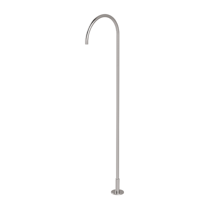 Free-standing basin spout