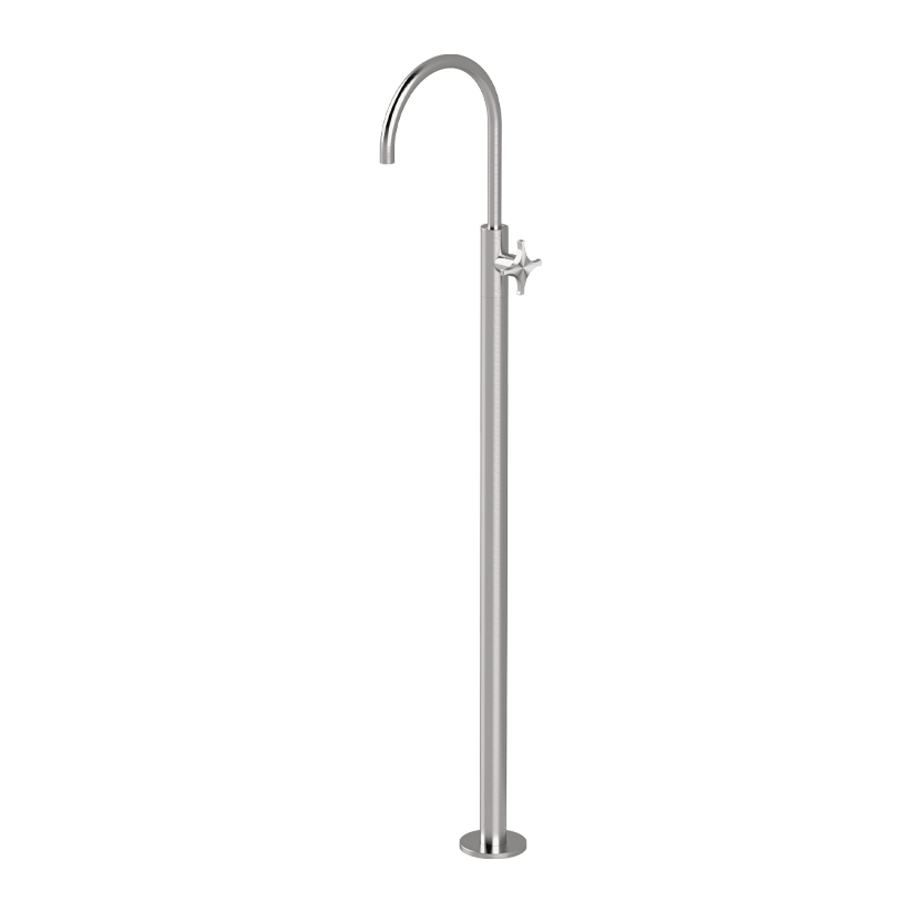 Floor-standing basin mixer