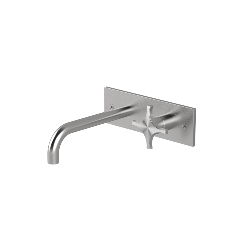 Wall-mounted basin mixer