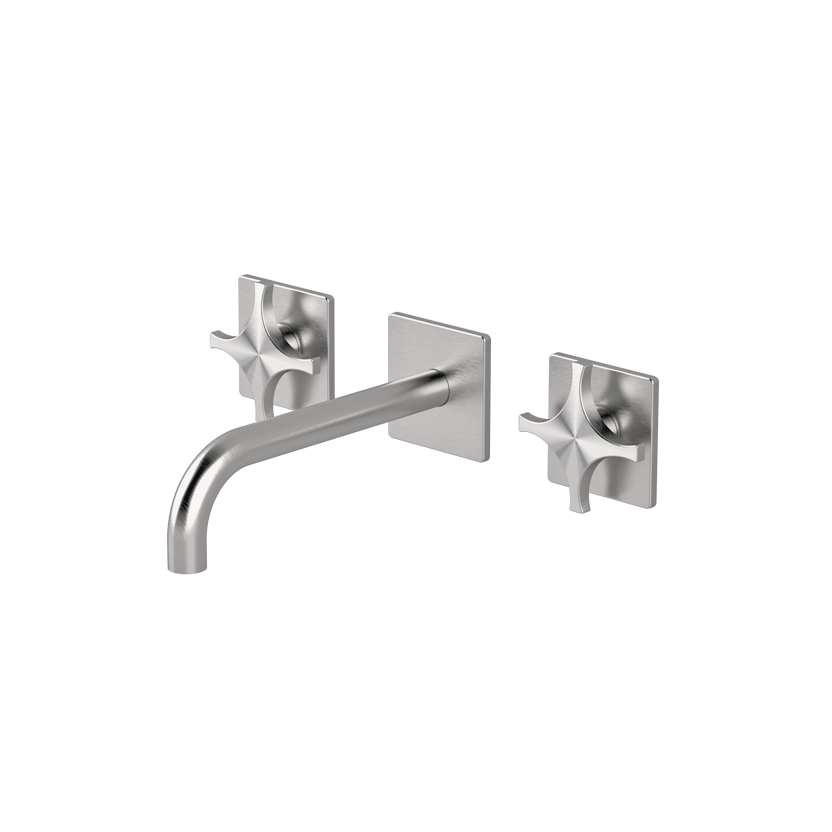 Wall-mounted basin tap