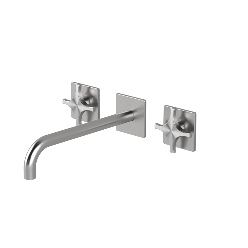 Wall-mounted basin tap