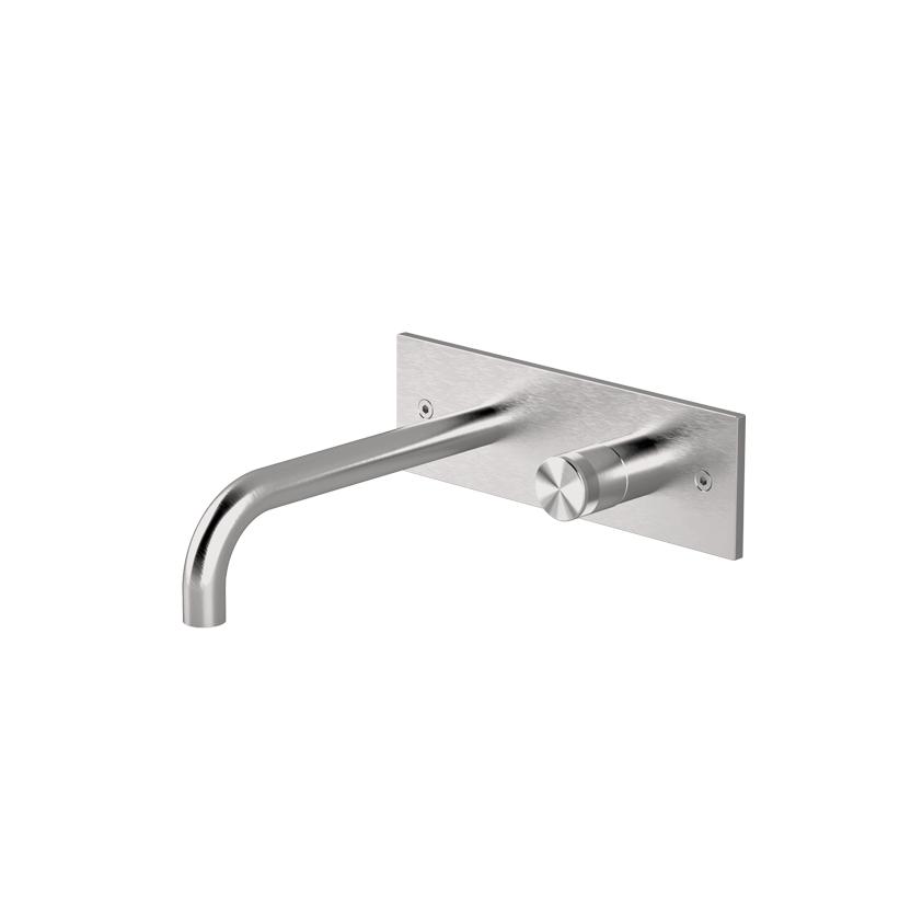 Wall-mounted basin mixer