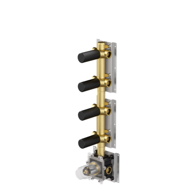 High flow rate shower built-in part