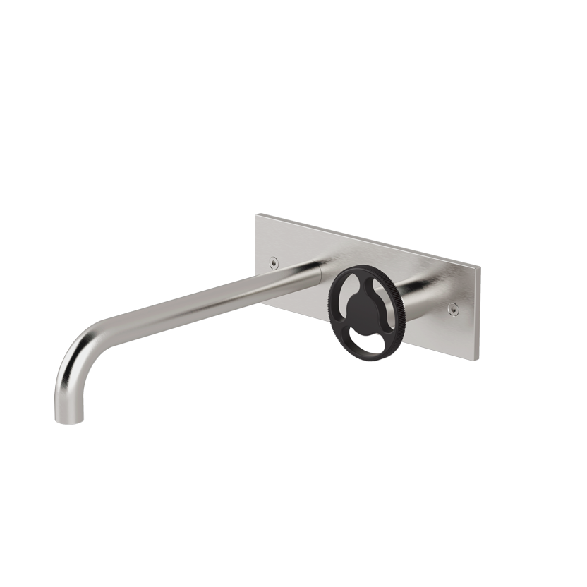 Wall-mounted basin mixer