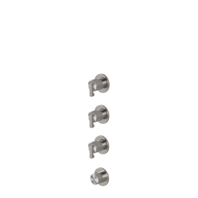  Thermostatic mixer with 3 manifolds 