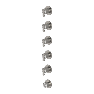  Thermostatic mixer with 5 manifolds 