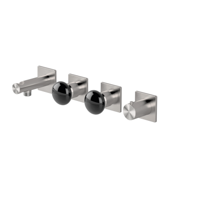 Horizontales Thermostat-Duschset mit hohem Durchfluss 