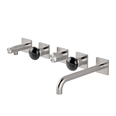 High flow rate horizontal bath set 