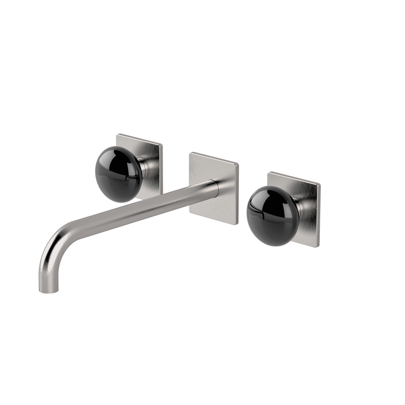Wall-mounted basin tap