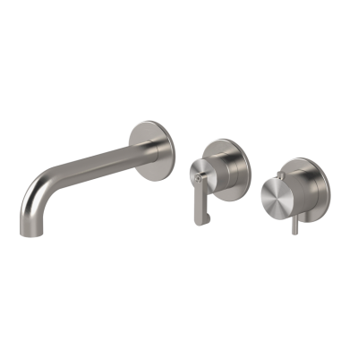  Horizontal thermostatic bath set with 2-ways diverter