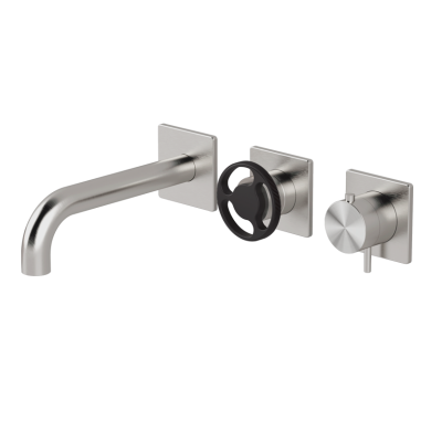  Horizontal thermostatic bath set with 2-ways diverter 