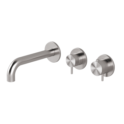  Horizontal thermostatic bath set with 2-ways diverter