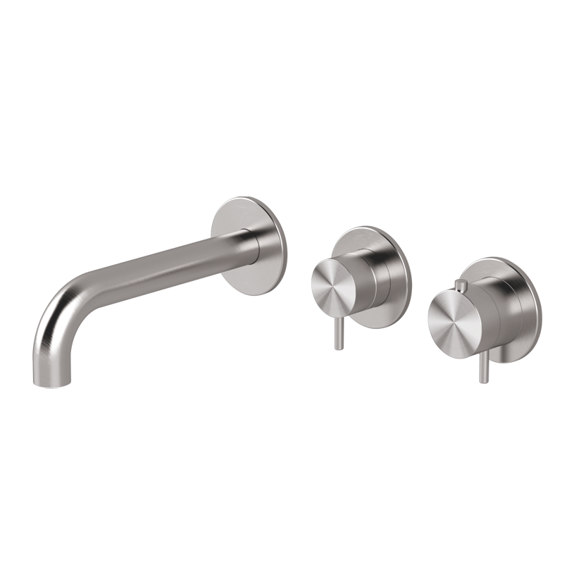  Horizontal thermostatic bath set with 2-ways diverter