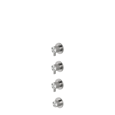 Thermostatic mixer with 3 manifolds