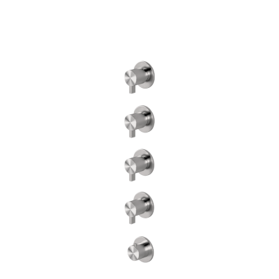 Thermostatic mixer with 4 manifolds 