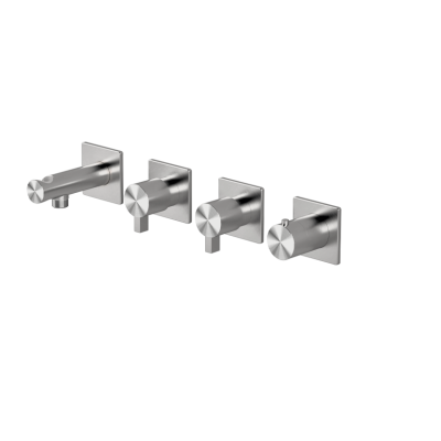 Horizontales Thermostat-Duschset mit hohem Durchfluss 