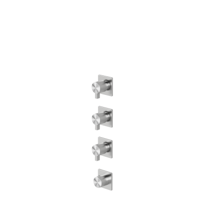 Thermostatic mixer with 3 manifolds