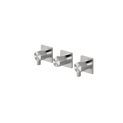 Thermostat-Duschset mit 2 Absperrventilen