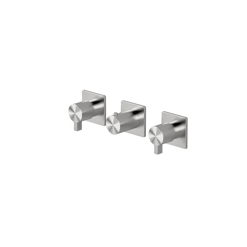 Thermostat-Duschset mit 2 Absperrventilen