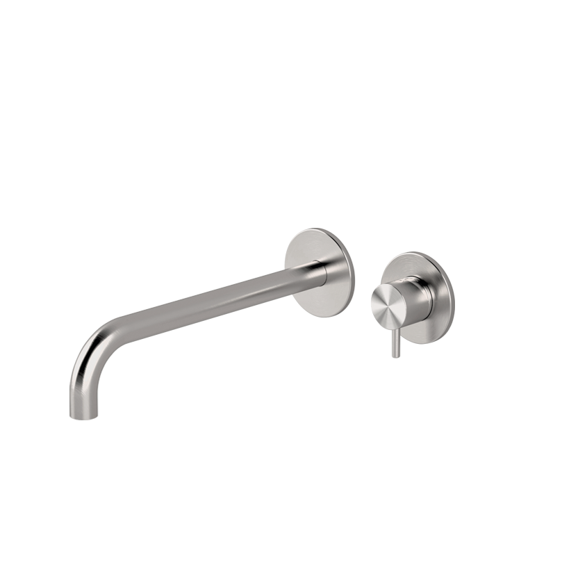 Wall-mounted basin mixer