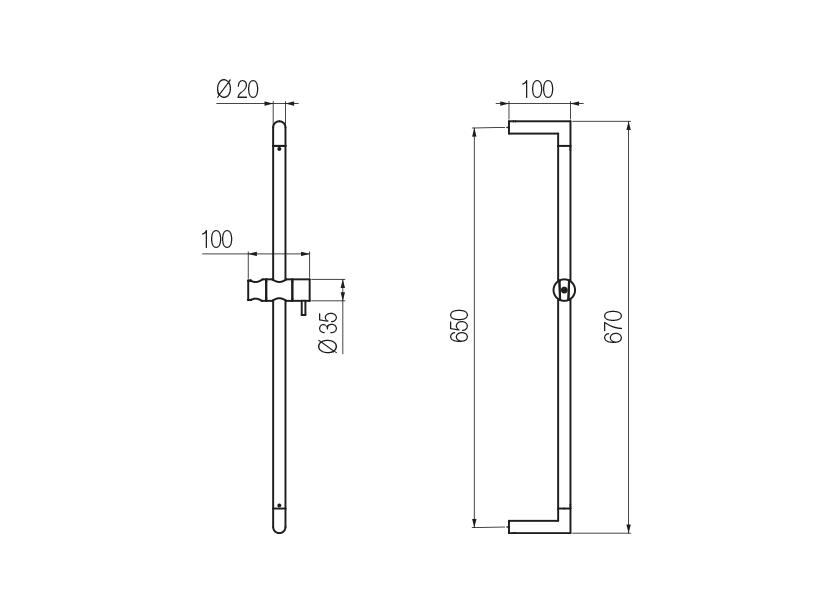 Shower bars