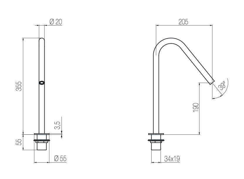 Bocca lavabo top 