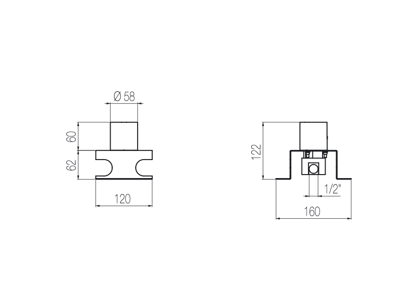 Floor-standing mixer built-in part