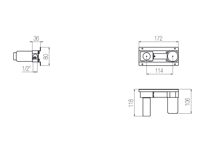 Hydrobrush built-in part