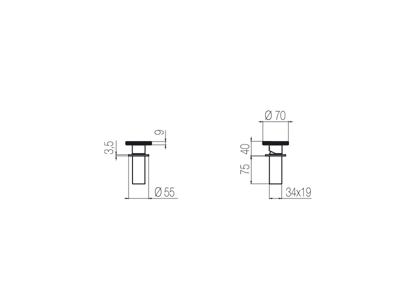  Deck-mounted mixer