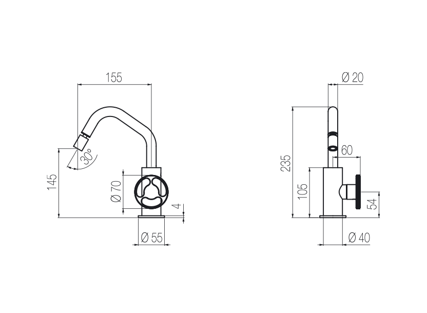  Bidet mixer