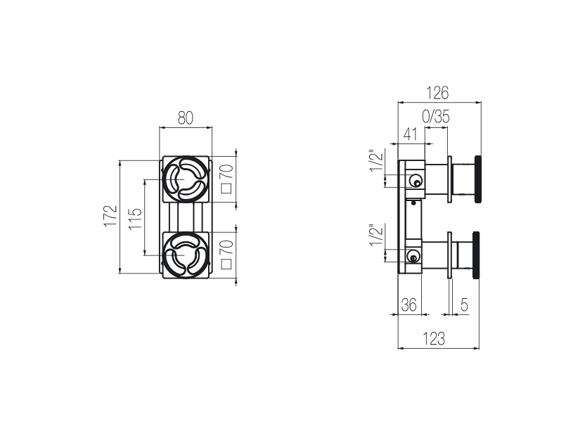  Shower mixer with integrated 3-way diverter