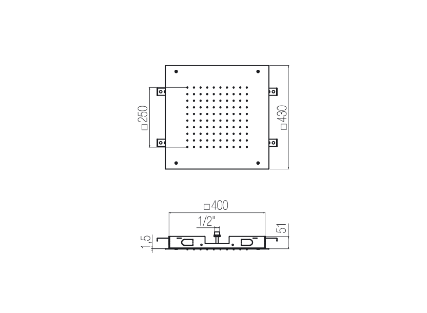 Piastre quadre 