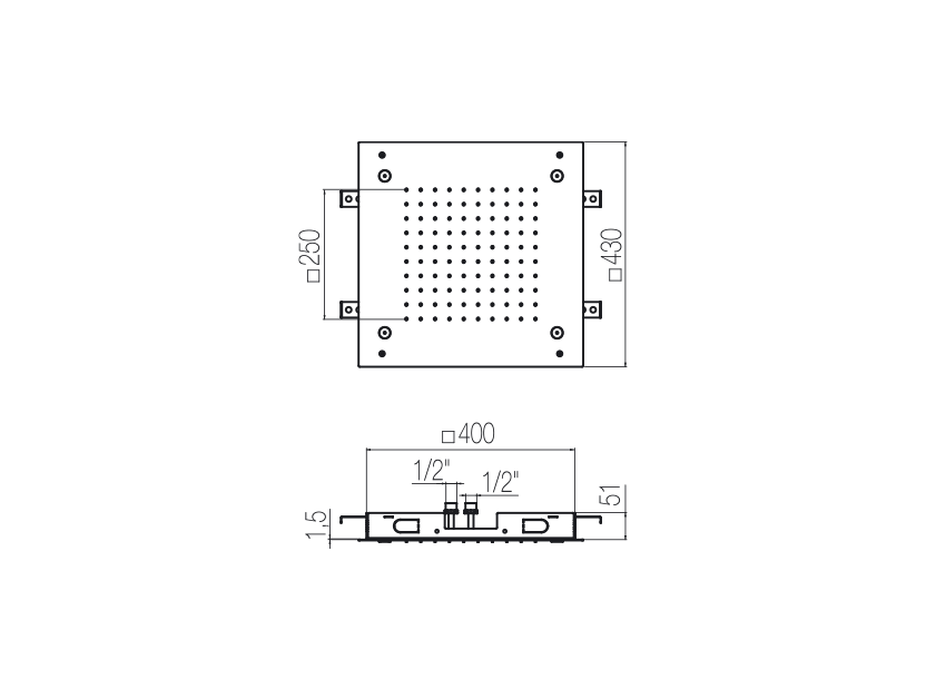 Piastre quadre 