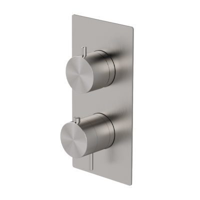 Thermostat-Brausearmatur mit integriertem 3-Wege-Umsteller