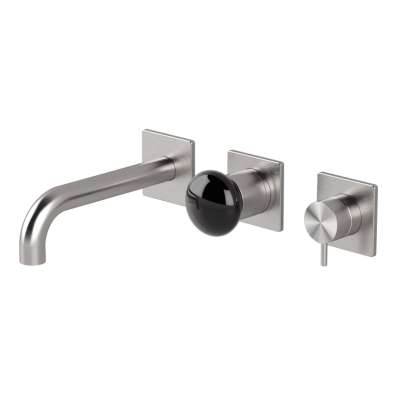 Horizontal bath set with 3-ways diverter